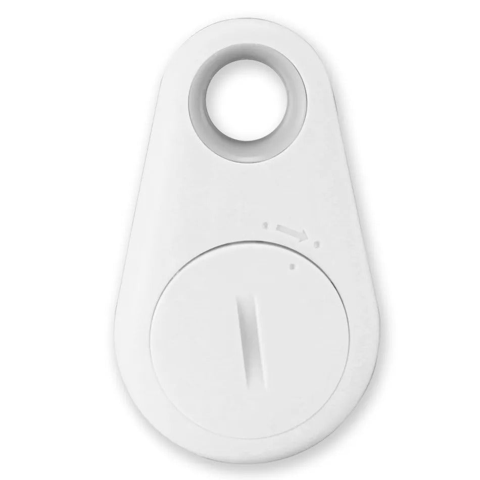 iTAG Smart Tracker Bluetooth Blanc — Localisateur anti-perte couleur blanche pour clés et sac, vue produit isolée