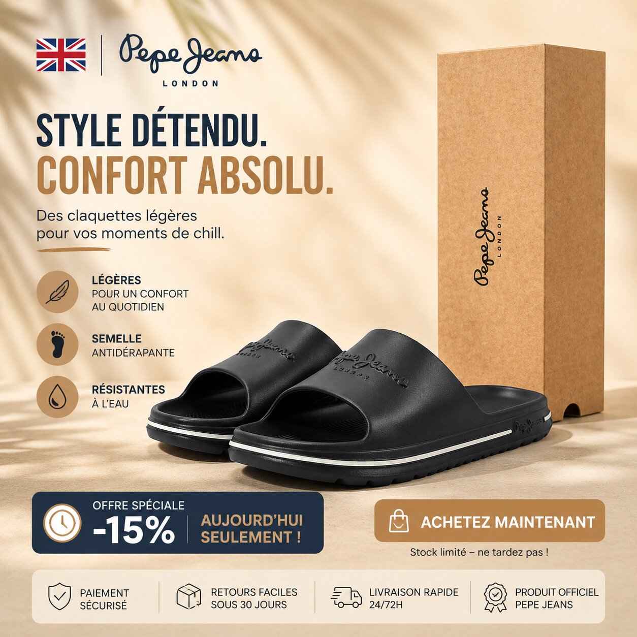 Pepe Jeans Beach Slide M